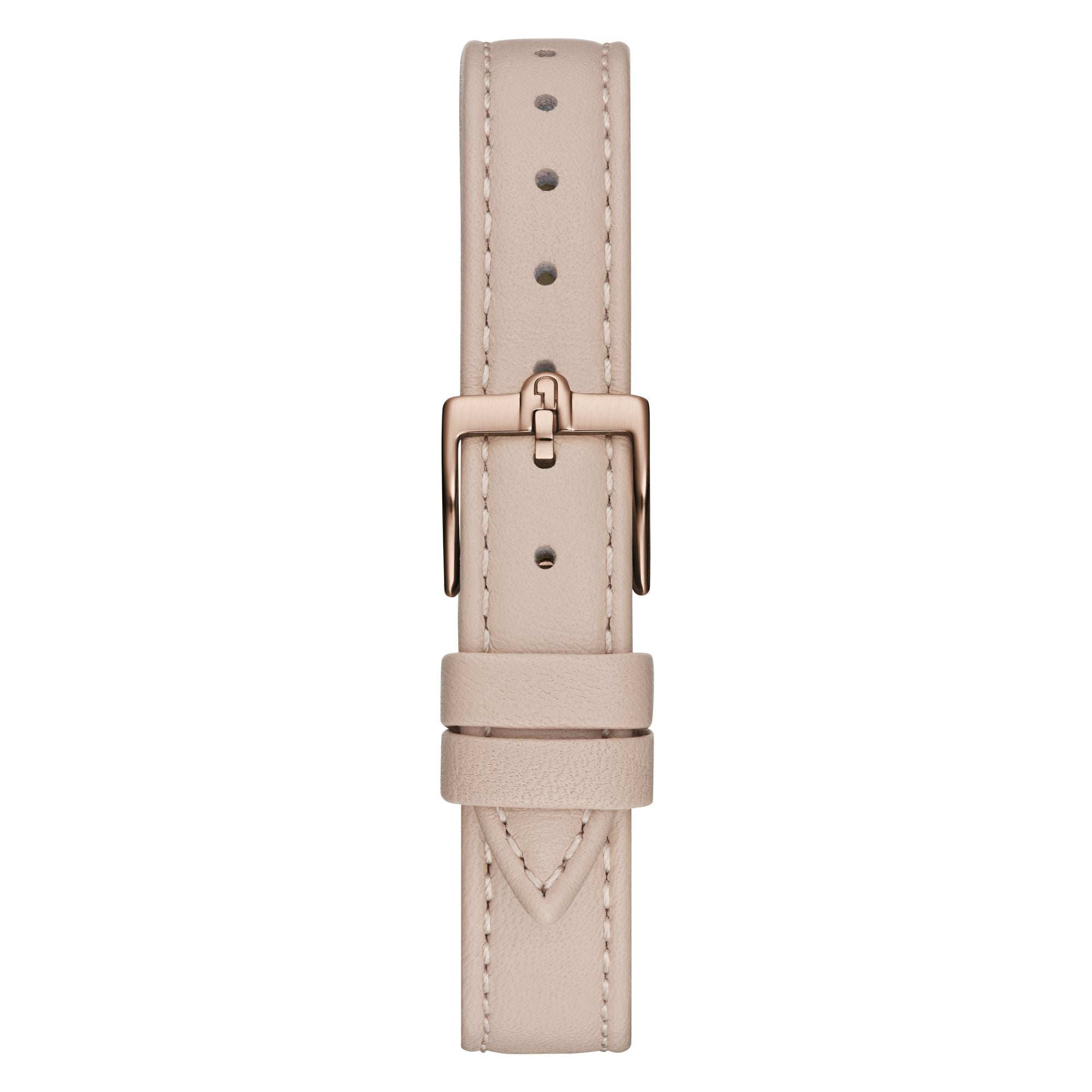 FURLA ICON SHAPE ROSE-GOLD & NUDE LEATHER WATCH