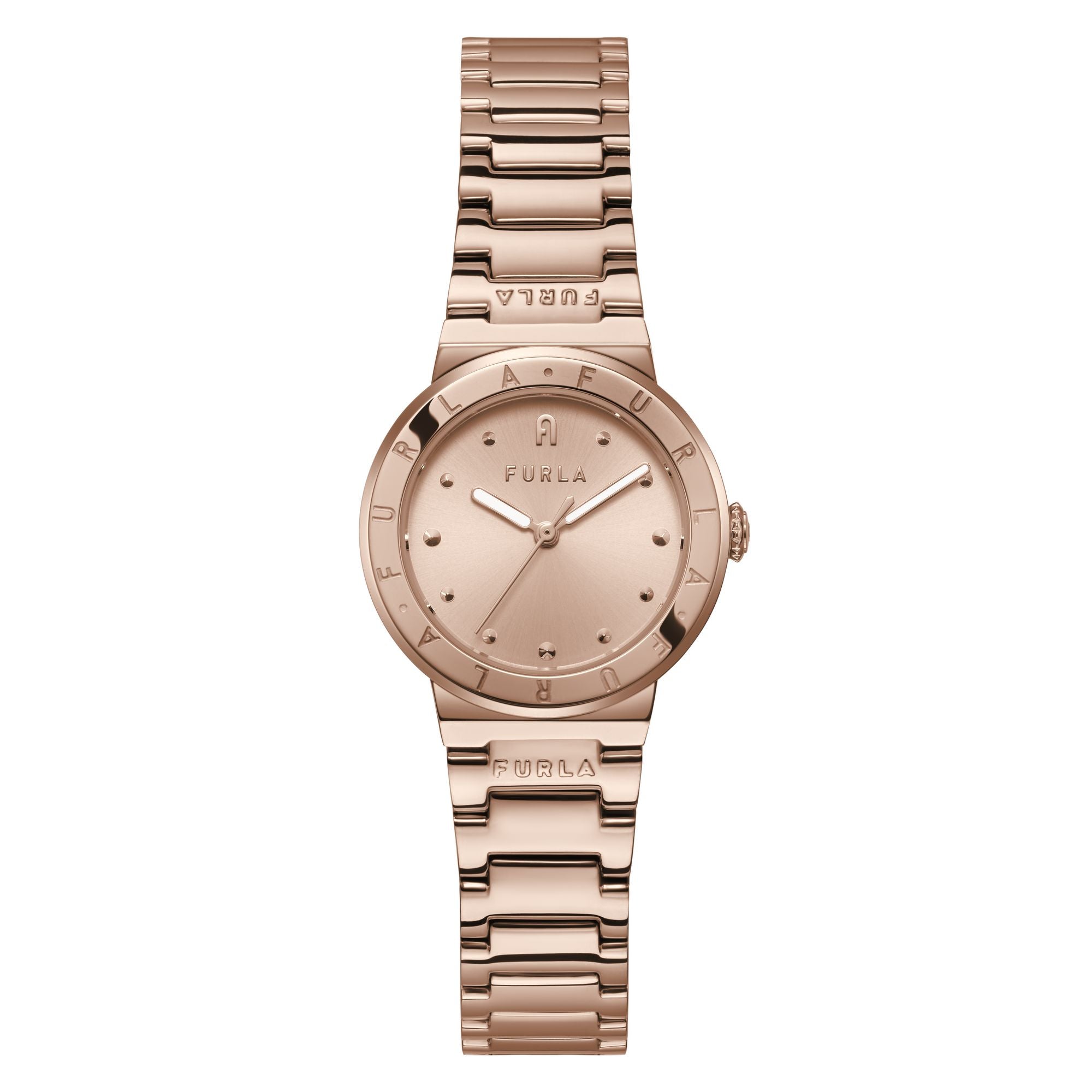 FURLA TORTONA  ROSE-GOLD BRACELET WATCH