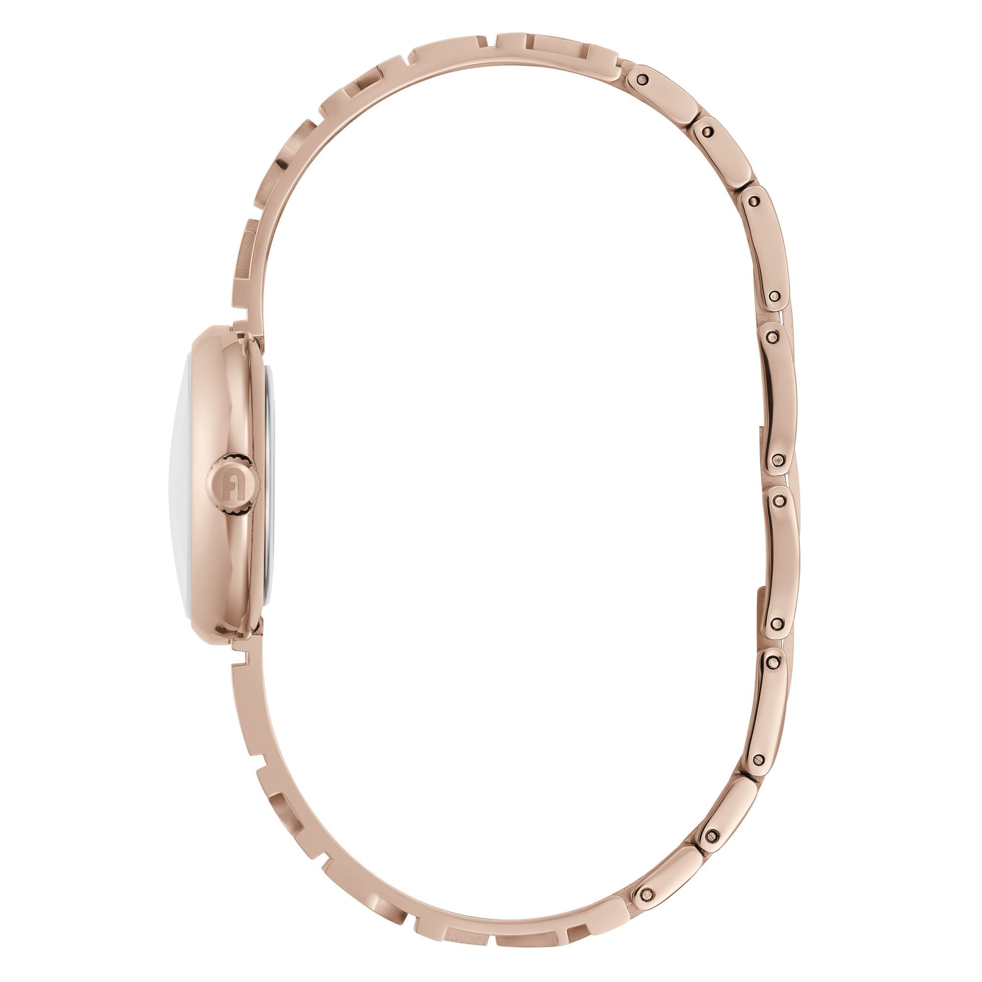 FURLA 3D BANGLE ROSE-GOLD BRACELET WATCH