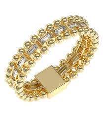 GUESS GOLDEN GLOBES BAGUETTES BRACELET