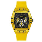 GUESS PHOENIX YELLOW & BLACK SILICONE WATCH